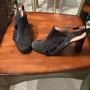 Timeless Nannette Lepore suede heels